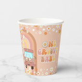 ワングルーヴィーバーベレトロレインボー1st誕生日 紙コップ (正面)