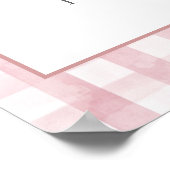 ワングースピ間抜けンク誕生日ウェルカムサイン ポスター (角)