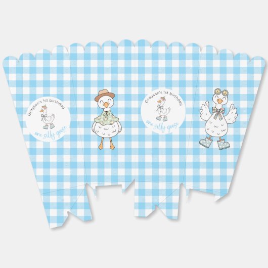 ワングースブルー間抜け誕生日ポップコーン フェイバーボックス (見開き)