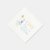 ワングース間抜けファースト誕生日ナプキン スタンダードカクテルナプキン (角)