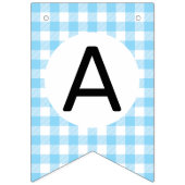 ワングース間抜けブルー誕生日バナー バンティングフラッグ (第3の旗)