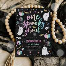 ワングール不気味かわいいハロウィーン幽霊1歳の誕生日