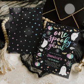 ワングール不気味かわいいハロウィーン幽霊1歳の誕生日 招待状