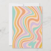 ワングール不気味レトロハロウィンファースト誕生日 招待状 (裏面)