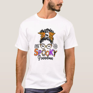 ワング不気味ーマスカルメッシーバンレオパードハロー Tシャツ