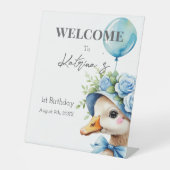 ワング間抜けースボーイ誕生日 台座サイン (正面)