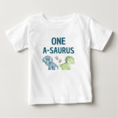 ワンサウルスベビーTシャツ ベビーTシャツ (正面)