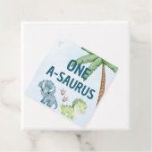 ワンサウルスメッセージカードファースト誕生日 フェイバータグ (インサイチュ)