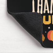 ワンサンクフルアンティ秋サンクスギビング叔母 マウスパッド (コーナー)