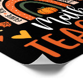 ワンサンクフルス先生おもしろいサンクスギビング ポスター (角)