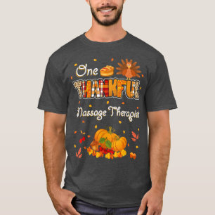 ワンサンクフルマッサージセラピスト秋秋サンクスグ Tシャツ