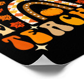 ワンサンクフル先生感謝祭レインボーヒョウ ポスター (角)