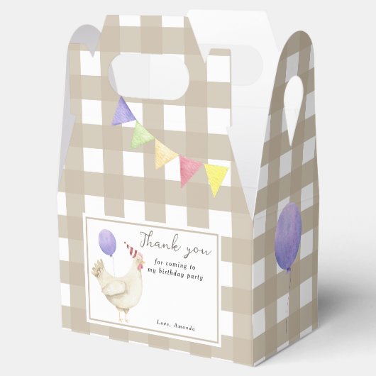 ワンシックの最初の誕生日ありがとう フェイバーボックス (オープン)