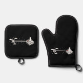 ワンショットウォリアー 鍋つかみ&鍋敷きセット (正面)