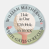 ワンショット クラシック 個人名入り マグネット (正面)