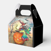 ワンジャイアントパンプキンウィッチハローウィンパーティのビーフボックス フェイバーボックス (正面サイド)