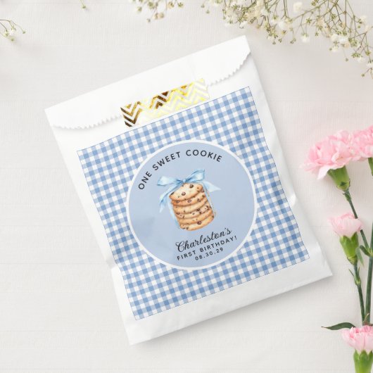 ワンスイートクッキーファースト誕生日 フェイバーバッグ (封をした状態)