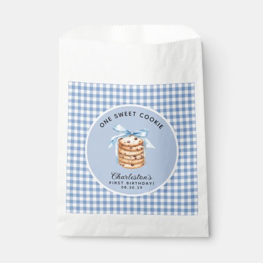 ワンスイートクッキーファースト誕生日 フェイバーバッグ (正面)