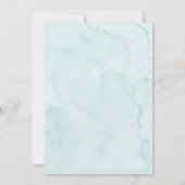 ワンスイートクッキーボーイファースト誕生日 招待状 (裏面)