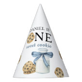 ワンスイートクッキー&ミルクファースト誕生日 パーティーハット (正面)