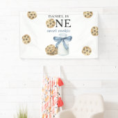 ワンスイートクッキー&ミルクファースト誕生日 横断幕 (インサイチュ)