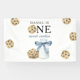ワンスイートクッキー&ミルクファースト誕生日 横断幕