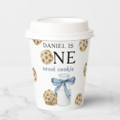 ワンスイートクッキー&ミルクファースト誕生日 紙コップ (正面)