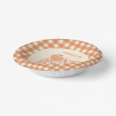 ワンスイートピーチオレンジ第1誕生日パーティー ペーパーボウル (傾斜あり)