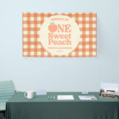 ワンスイートピーチオレンジ第1誕生日パーティー 横断幕 (トレードショー)