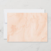 ワンスイートピーチファースト誕生日 サンキューカード (裏面)