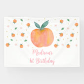 ワンスイートピーチ誕生日 横断幕 (横)