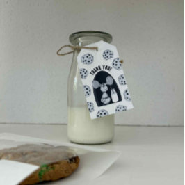 ワンスウィートクッキーマウス誕生日 ギフトタグ