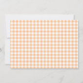 ワンスウィートピーチガール1stバースデーフォト 招待状 (裏面)