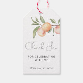 ワンスウィートピーチ1st誕生日ありがとう ギフトタグ