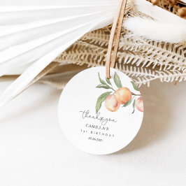 ワンスウィートピーチ1st誕生日 フェイバータグ