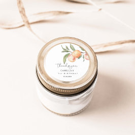 ワンスウィートピーチ1st誕生日 ラウンドシール