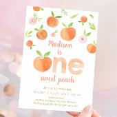 ワンスウィートピーチ1st誕生日 招待状