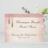 ワンスオンザタイムシャンパンブランチブライダルシャワー 招待状 (スタンド正面)