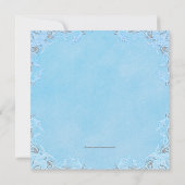 ワンスオンザタイムシンデレラプリンセス誕生日 招待状 (裏面)