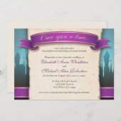 ワンスオンザタイムフェアヤル結婚式招待状 招待状 (正面/裏面)