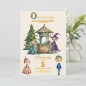 ワンスオンザタイムフェアユタレ誕生日 招待状 (スタンド正面)