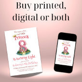 ワンスオンザタイムプリンセスキャッスルガール8誕生日 招待状