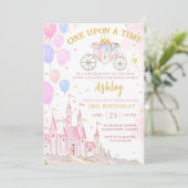ワンスオンザタイムマジカルプリンセス城誕生日 招待状 (スタンド正面)
