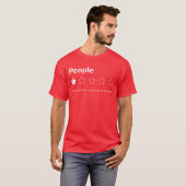 ワンスターの地獄絵図 おすすめしません Tシャツ (正面フル)