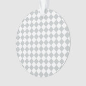 ワンステップダイヤモンドでカラーを市松模様に選択 オーナメント (正面)