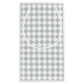 ワンステップダイヤモンドでカラーを市松模様に選択 スモールペーパーバッグ (裏面)