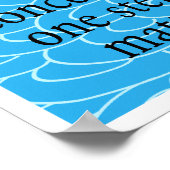 ワンステップフォワードポやる気を起こさせるスター ポスター (角)