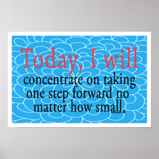 ワンステップフォワードポやる気を起こさせるスター ポスター