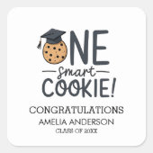 ワンスマートクッキー 卒業クラス オブ クッキー スクエアシール (正面)