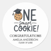 ワンスマートクッキー 卒業クラス オブ クッキー ラウンドシール (正面)